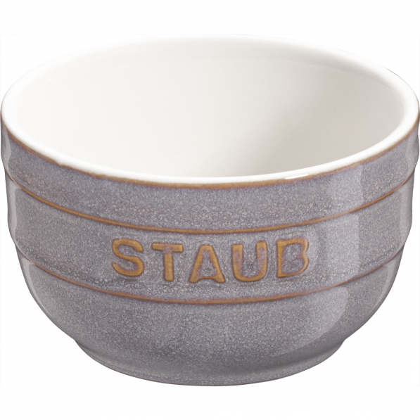 STAUB XS-Minis 200 ml 4 szt. grafitowe - kokilki / naczynia do zapiekania ceramiczne