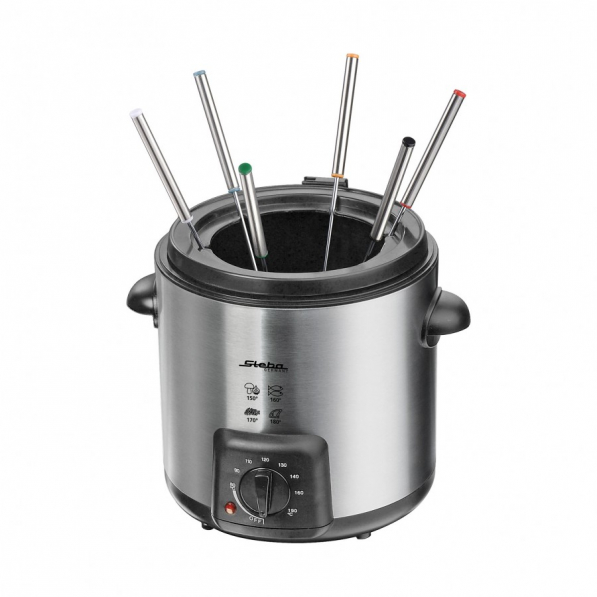 STEBA DF 90 0,9 l - zestaw do fondue / frytkownica ze stali nierdzewnej