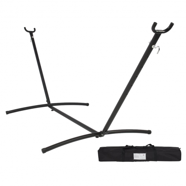 Stelaż pod hamak metalowy GARDEN CZARNY 260 x 107 x 100 cm