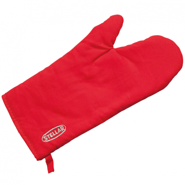 STELLAR Glove czerwona - rękawica kuchenna bawełniana