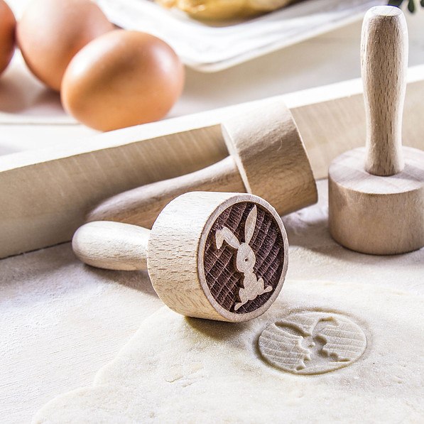 Stempel do ciastek drewniany ANAPOL KRÓLICZEK