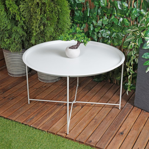Stolik kawowy metalowy AMBIANCE 75 cm