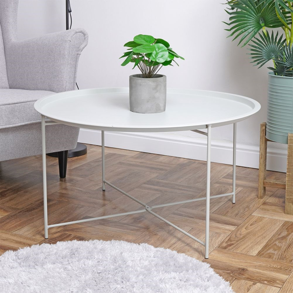 Stolik kawowy metalowy AMBIANCE 75 cm