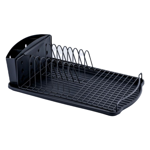 Suszarka do naczyń ze stali nierdzewnej COOKINI BASIC KITCHEN 46 x 29 cm