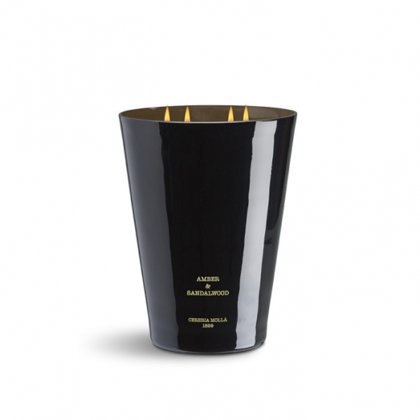 Świeca zapachowa sojowa w słoiku CERERIA MOLLA BOUTIQUE AMBER AND SANDALWOOD 3,5 kg