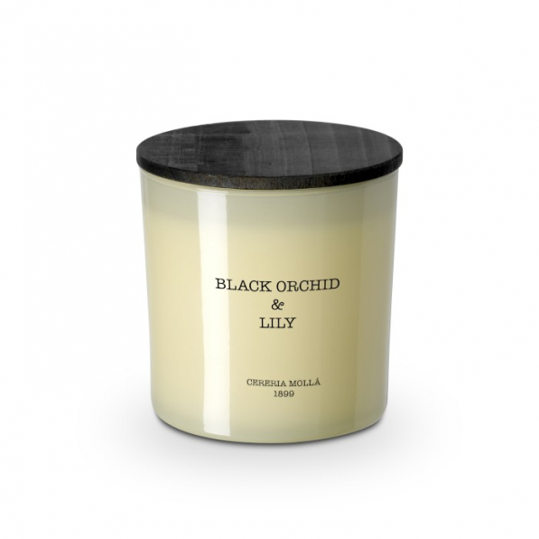 Świeca zapachowa sojowa w słoiku CERERIA MOLLA BOUTIQUE BLACK ORCHID AND LILY 600 g