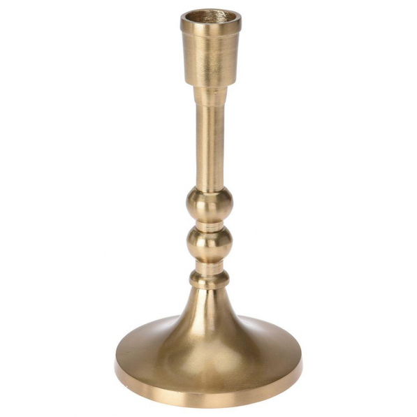 Świecznik aluminiowy CANDLESTICK MINIMALISM ZŁOTY