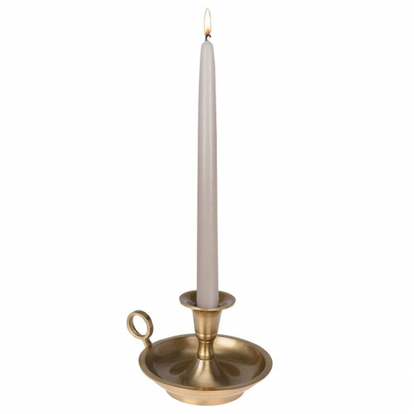 Świecznik aluminiowy CANDLESTICK OLDFASHIONED GOLD