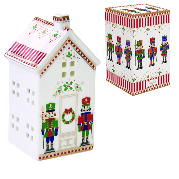 Świecznik porcelanowy NUTCRACKER 14,5 cm