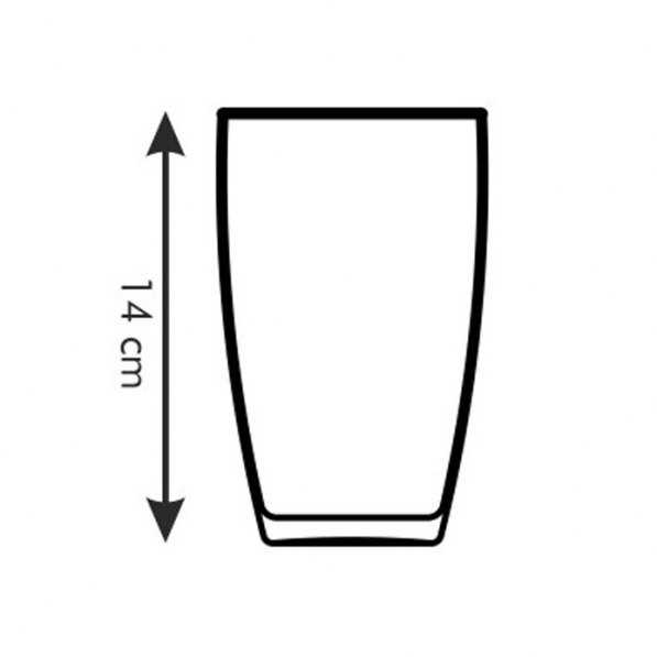 Szklanka do drinków szklana TESCOMA CREMA 500 ml