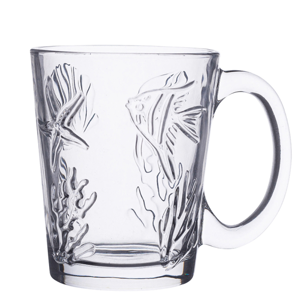 Szklanka do kawy i herbaty szklana LEON 300 ml