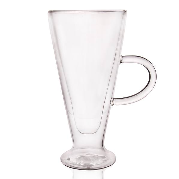 Szklanka do kawy i herbaty termiczna z podwójną ścianką szklanka THERMAL CUP 270 ml