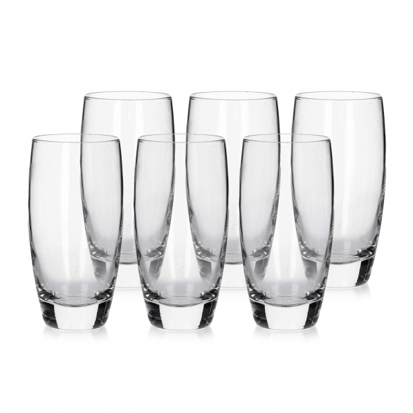 Szklanki do napojów i drinków szklane LONG GLASS 350 ml 6 szt.
