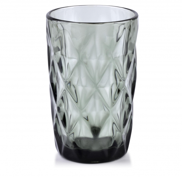 Szklanki do napojów lub drinków szklane AFFEK DESIGN ELISE GREY 300 ml 6 szt.