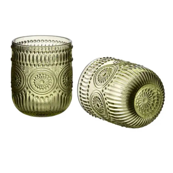 Szklanki do napojów MONDEX ELISE GREEN 260 ml 4 szt.