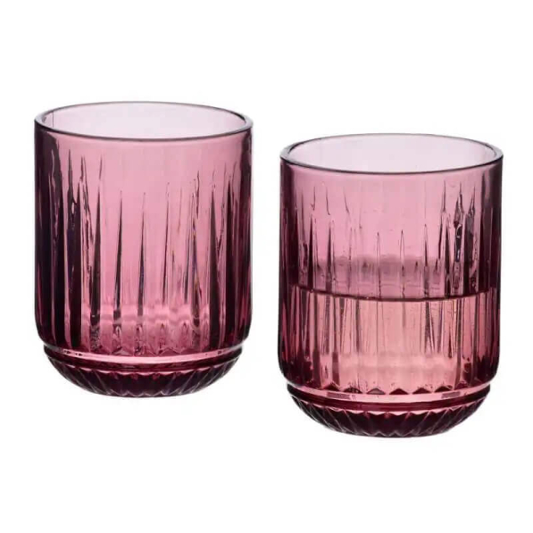 Szklanki do napojów MONDEX ELISE PURPLE 260 ml 4 szt.
