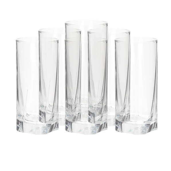 Szklanki do napojów szklane PASABAHCE LUNA 6 szt. 390 ml