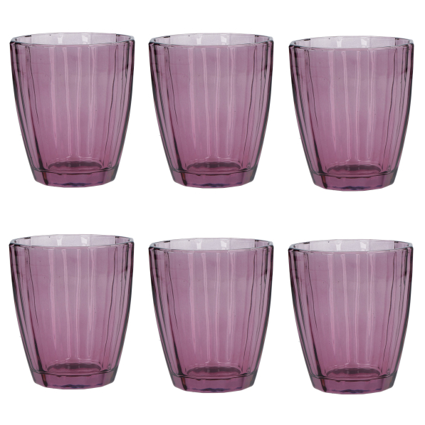 Szklanki do napojów szklane ROSE TULIPANI AMAMI 320 ml 6 szt.