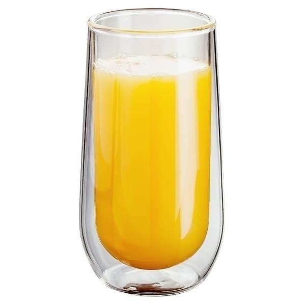 Szklanki termiczne z podwójną ścianką szklane JUDGE 2 szt. 330 ml