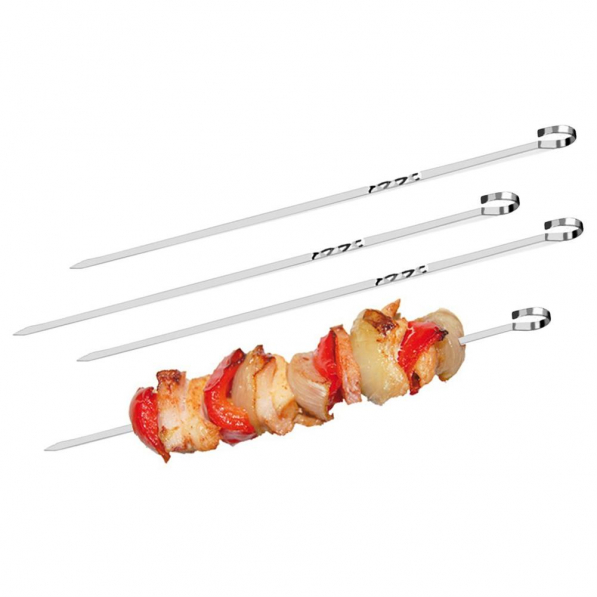 Szpilki / patyczki do szaszłyków ze stali nierdzewnej GRILL SKEWERS 4 szt.