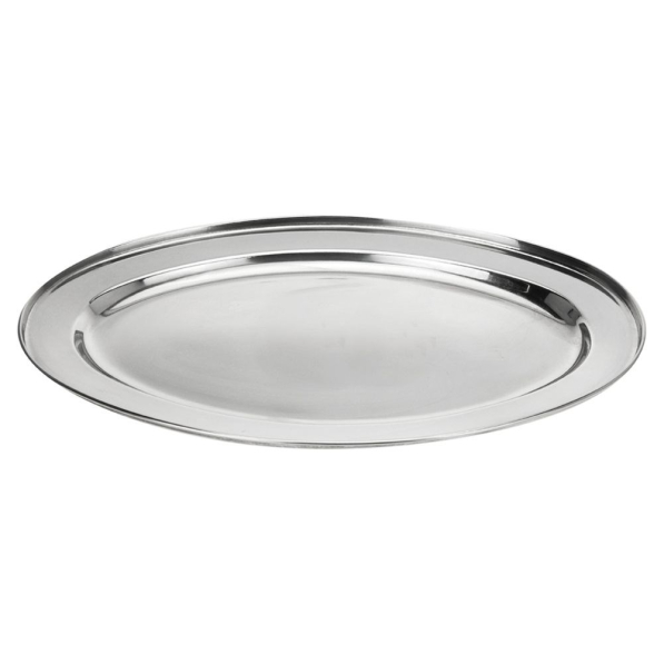 Taca do serwowania ze stali nierdzewnej EXCELLENT HOUSEWARE 34 x 21,5