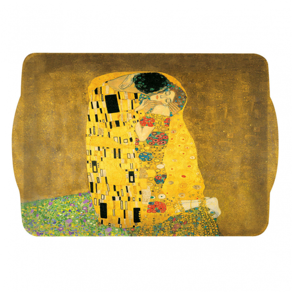 Taca GUSTAV KLIMT THE KISS WIELOKOLOROWA 46,5 x 32 cm