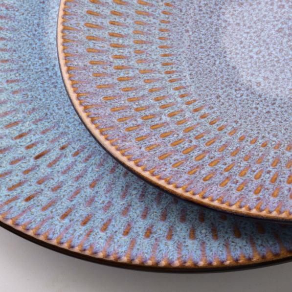 Talerz deserowy ceramiczny AFFEK DESIGN ERICA GREY 21,5 cm