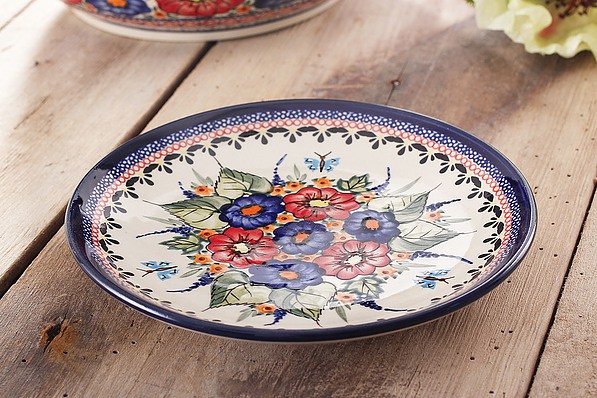 BOLESŁAWIEC GU-814 DEK. 149 ART. 19,5 cm - talerz deserowy ceramiczny