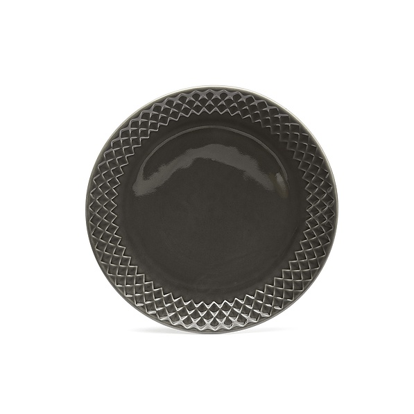 SAGAFORM Coffee 20 cm szary - talerz deserowy ceramiczny