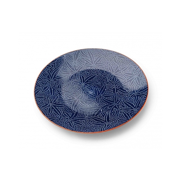 Talerz deserowy porcelanowy MAROCCO DARK BLUE GRANATOWY 21 cm