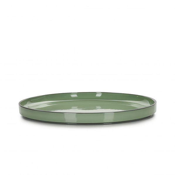 REVOL Caractere Mięta 21 cm zielony - talerz deserowy porcelanowy