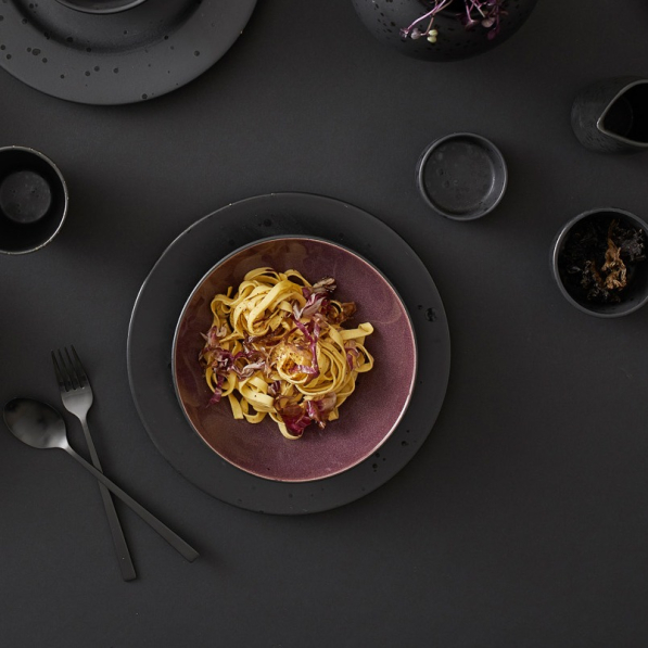 Talerz do makaronu / spaghetti kamionkowy BITZ STONEWARE 20 cm