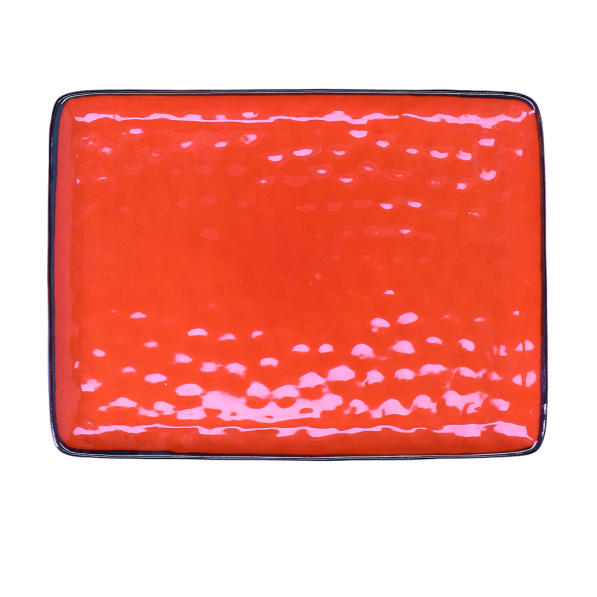 Talerz do serwowania kamionkowy ROSE TULIPANI CONCERTO ARANCIONE 36 x 26,5 cm