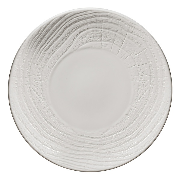 REVOL Arborescence 28 cm biały – talerz do serwowania przekąsek porcelanowy