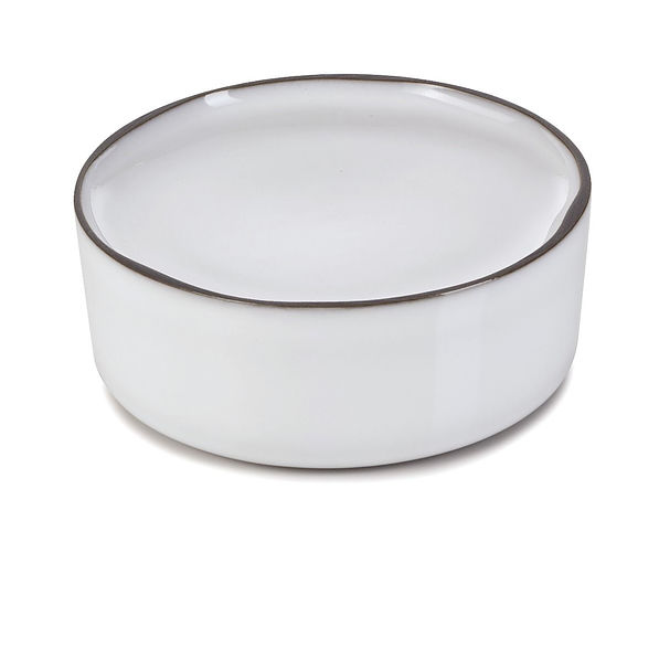REVOL Caractere Biała Chmura 15 cm biały – talerz do serwowania przekąsek porcelanowy