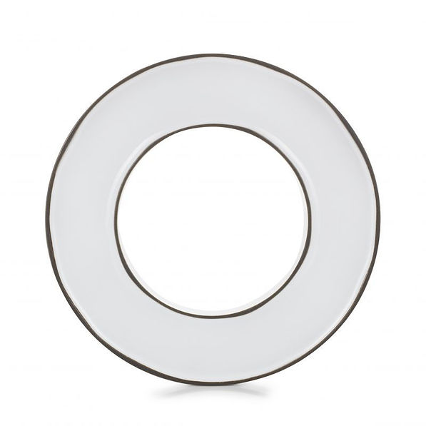 REVOL Caractere Biała Chmura 27,5 cm biały – talerz do serwowania przekąsek porcelanowy
