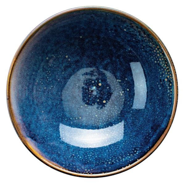 VERLO Deep Blue 23,5 cm - talerz obiadowy głęboki porcelanowy