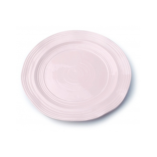 Talerz obiadowy ceramiczny CELINE PINK RÓŻOWY 26 cm