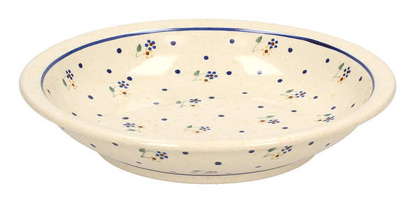 Talerz obiadowy głęboki ceramiczy GU-1002 DEK. 111 Bolesławiec 22 cm