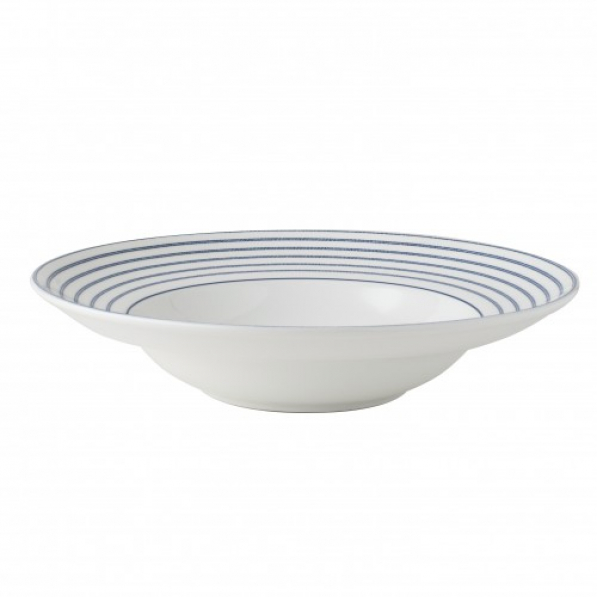 Talerz obiadowy głęboki porcelanowy LAURA ASHLEY CANDY STRIPE 27,5 cm