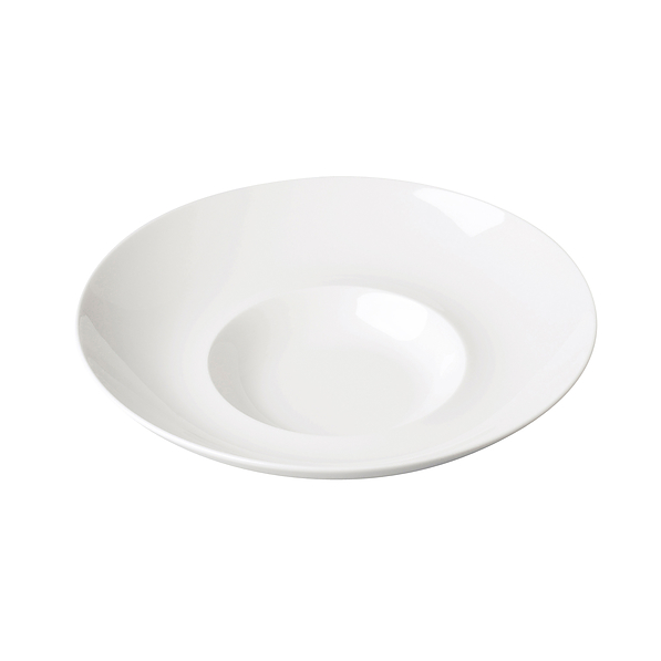 PORCELANA RAK Classic Gourmet 29 cm biały - talerz obiadowy głęboki porcelanowy