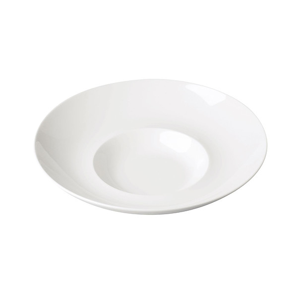 PORCELANA RAK Fine Dine Gourmet 26 cm ecru - talerz obiadowy głęboki porcelanowy