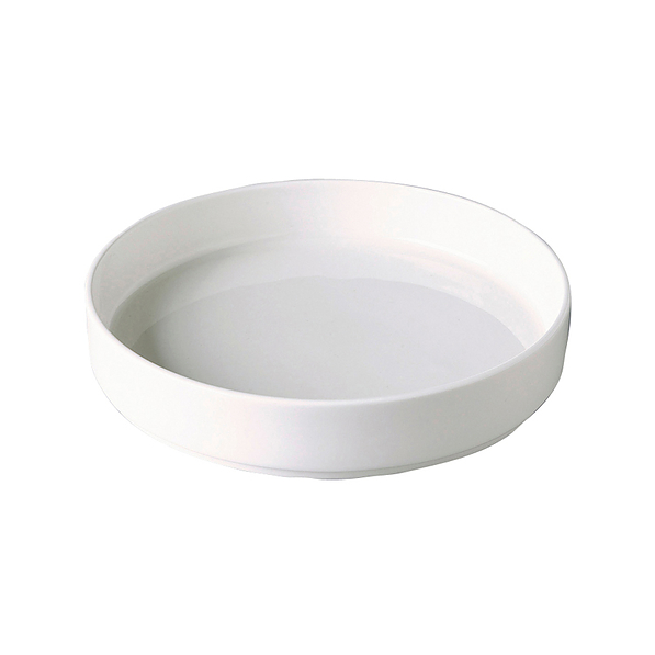 PORCELANA RAK Nordic 23 cm biały - talerz obiadowy głęboki porcelanowy