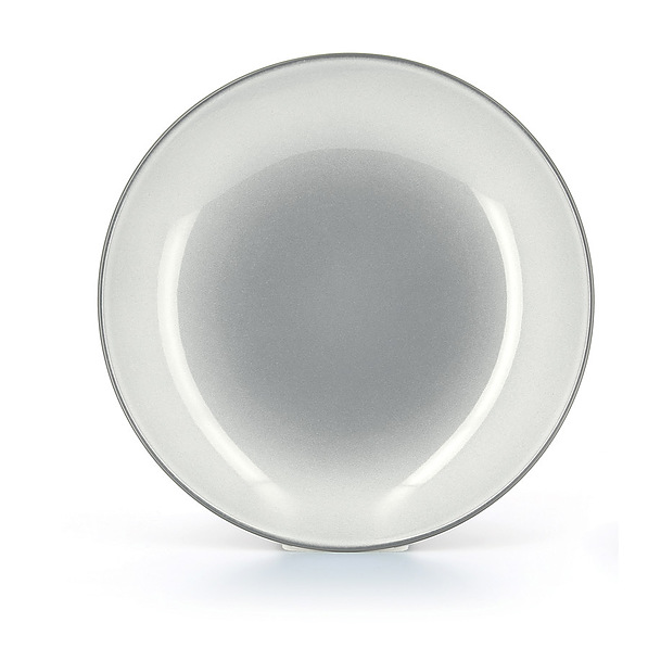 REVOL Equinoxe 27 cm szary – talerz obiadowy głęboki porcelanowy