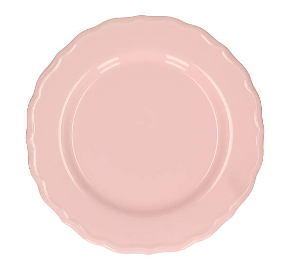 Talerz obiadowy płytki ceramiczny PASTELS RÓŻOWY 28 cm
