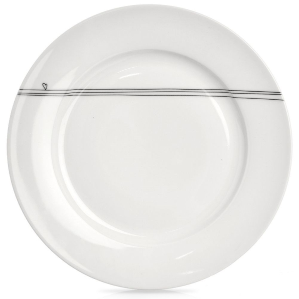 Talerz obiadowy płytki porcelanowy 27 cm
