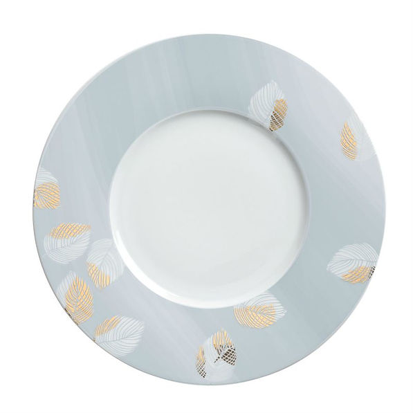 KAHLA Diner Leaf 31 cm biały – talerz obiadowy płytki porcelanowy