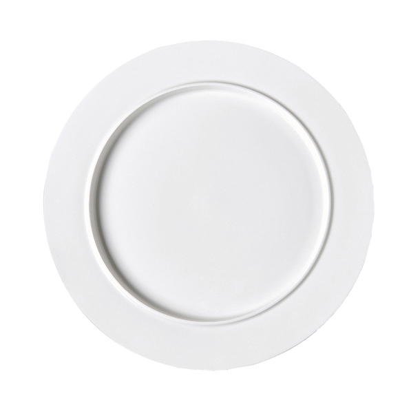 PORCELANA RAK Nordic 24 cm biały - talerz obiadowy płytki porcelanowy