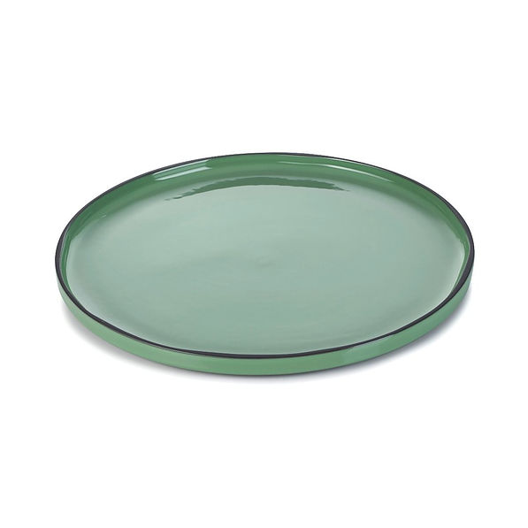 REVOL Caractere Mięta 30 cm zielony - talerz obiadowy płytki porcelanowy