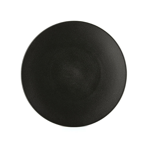 REVOL Equinoxe 28 cm czarny – talerz obiadowy płytki porcelanowy